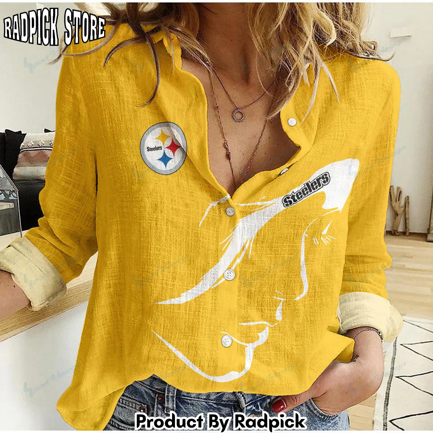 Radpick pittsburgh steelers woman shirt rp662444